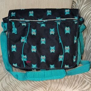 Gap Navy Blue And Teal Owl School Bag -